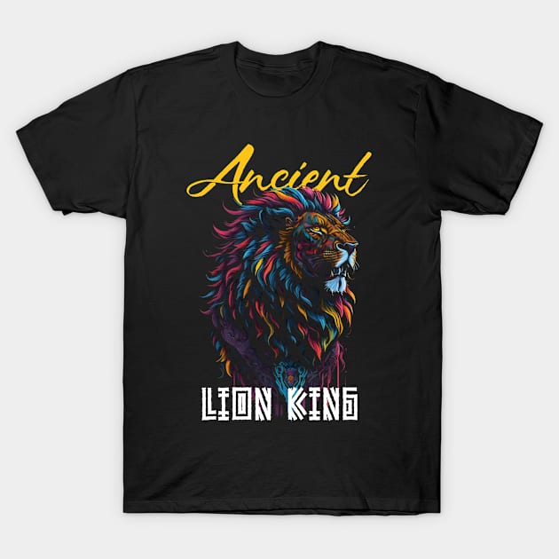 Ancient Lion King T-Shirt by By_Russso